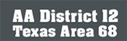 logo alcoholics anonymous bandera county texas district 12
